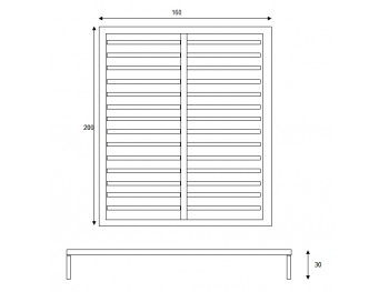 Slatted mattress bases